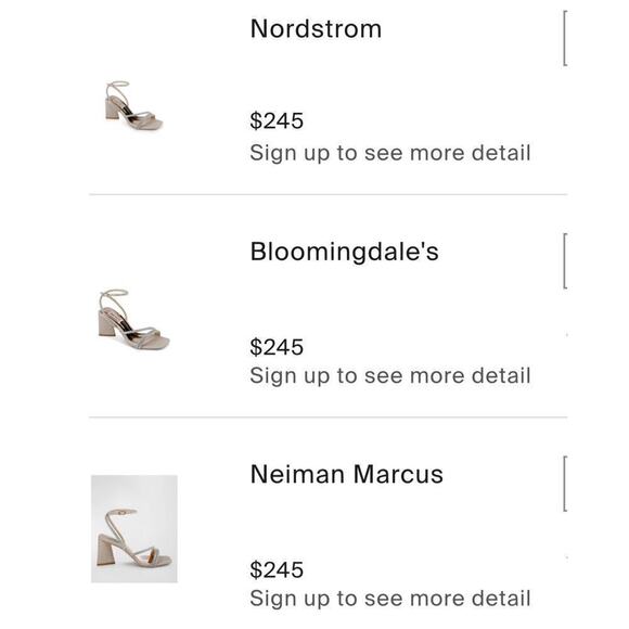 Badgley Mischka NEW sz 10 Freedon Rhinestone Gold High Heel Sandals Fancy Formal - Picture 10 of 12